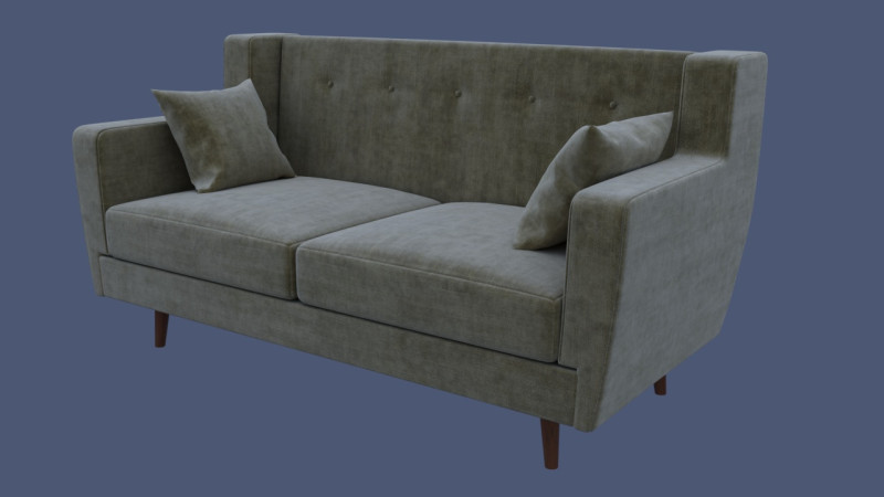 Mebelik Brighton 2 Sofa Model 3D .c4d .max .obj .3ds .fbx .stl .blend 