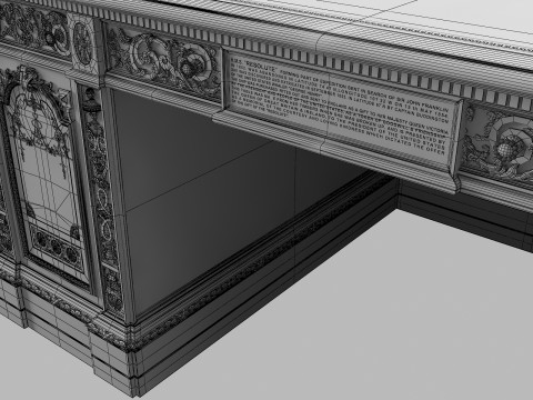 Resolute Table president 3D Model