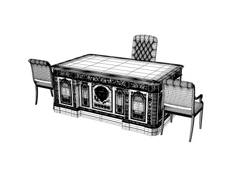 Resolute Table president 3D Model