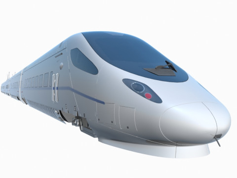 Tren de alta velocidad Modelo 3D