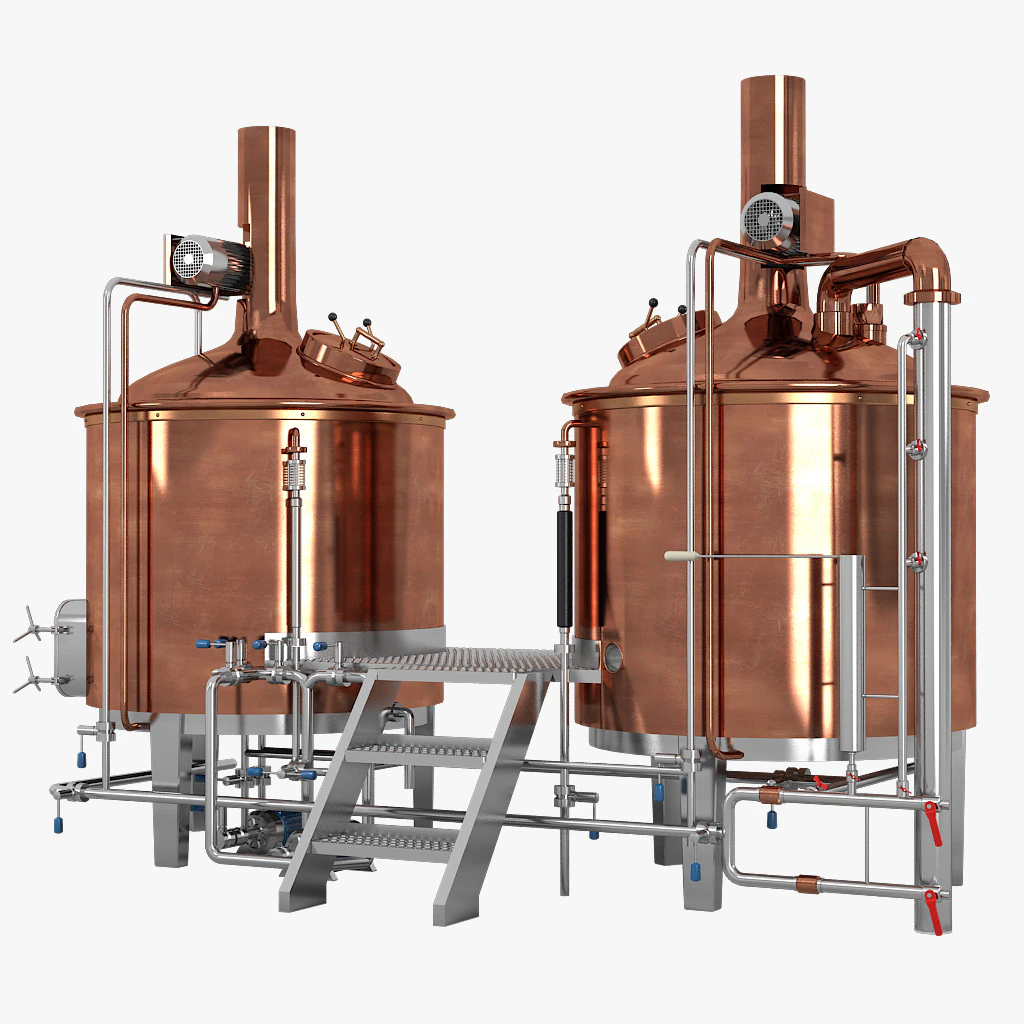 Beer factory 3D Model .c4d .max .obj .3ds .fbx .stl .blend 