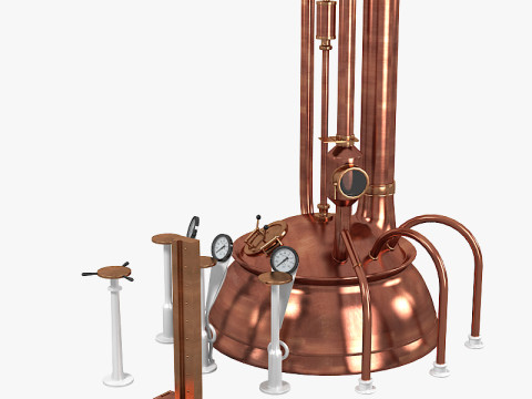 Brasserie Modèle 3D