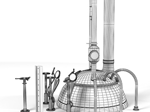 Bira fabrikası 3D Model