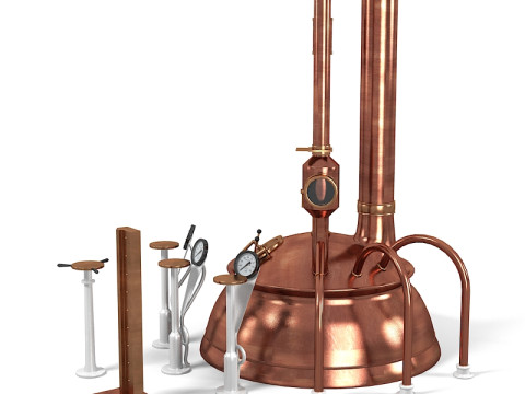 Bira fabrikası 3D Model
