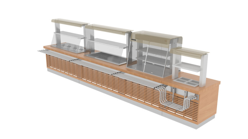 ATESY regata self service line 3D Model .c4d .max .obj .3ds .fbx .stl .blend 