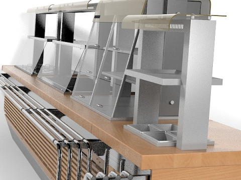 ATESY regata self service line 3D Model