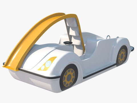 Perahu Pedal Model 3D