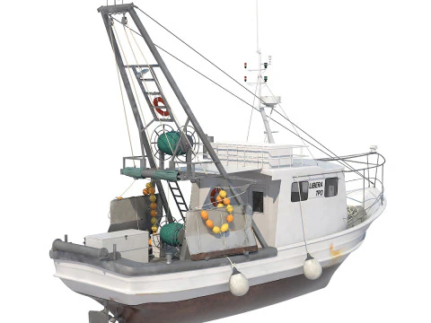Fishing vessel 3D Model