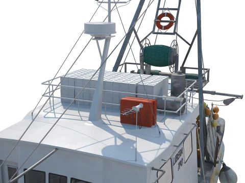 Fishing vessel 3D Model