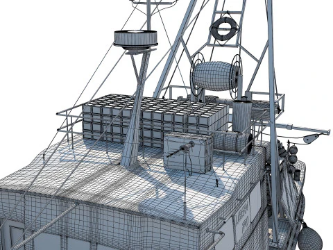 Fishing vessel 3D Model