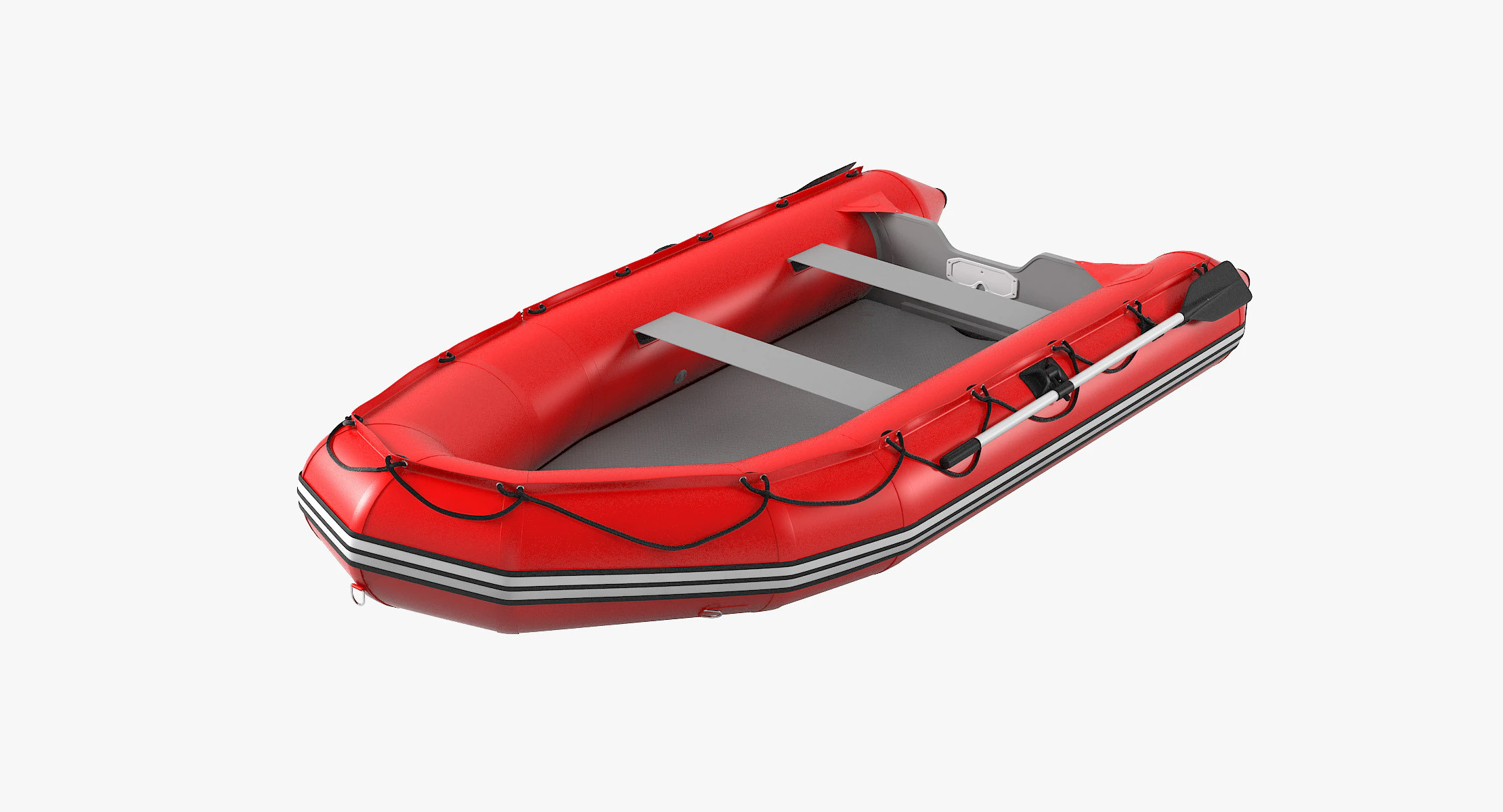 Saturn Inflatable Boat 3D Model .c4d .max .obj .3ds .fbx .stl .blend