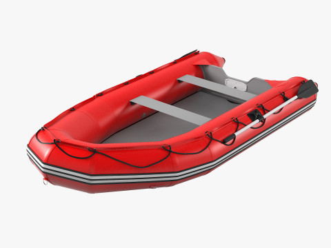 토성 풍선 보트 3D 모델