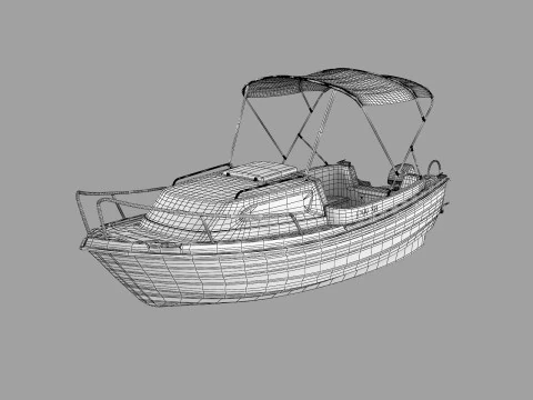 Ven 501 Boat 3D Model