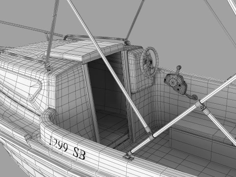 Ven 501 Boat 3D Model