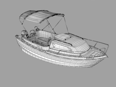 Ven 501 Boat 3D Model