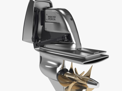 Motore per barche Volvo Penta Modello 3D