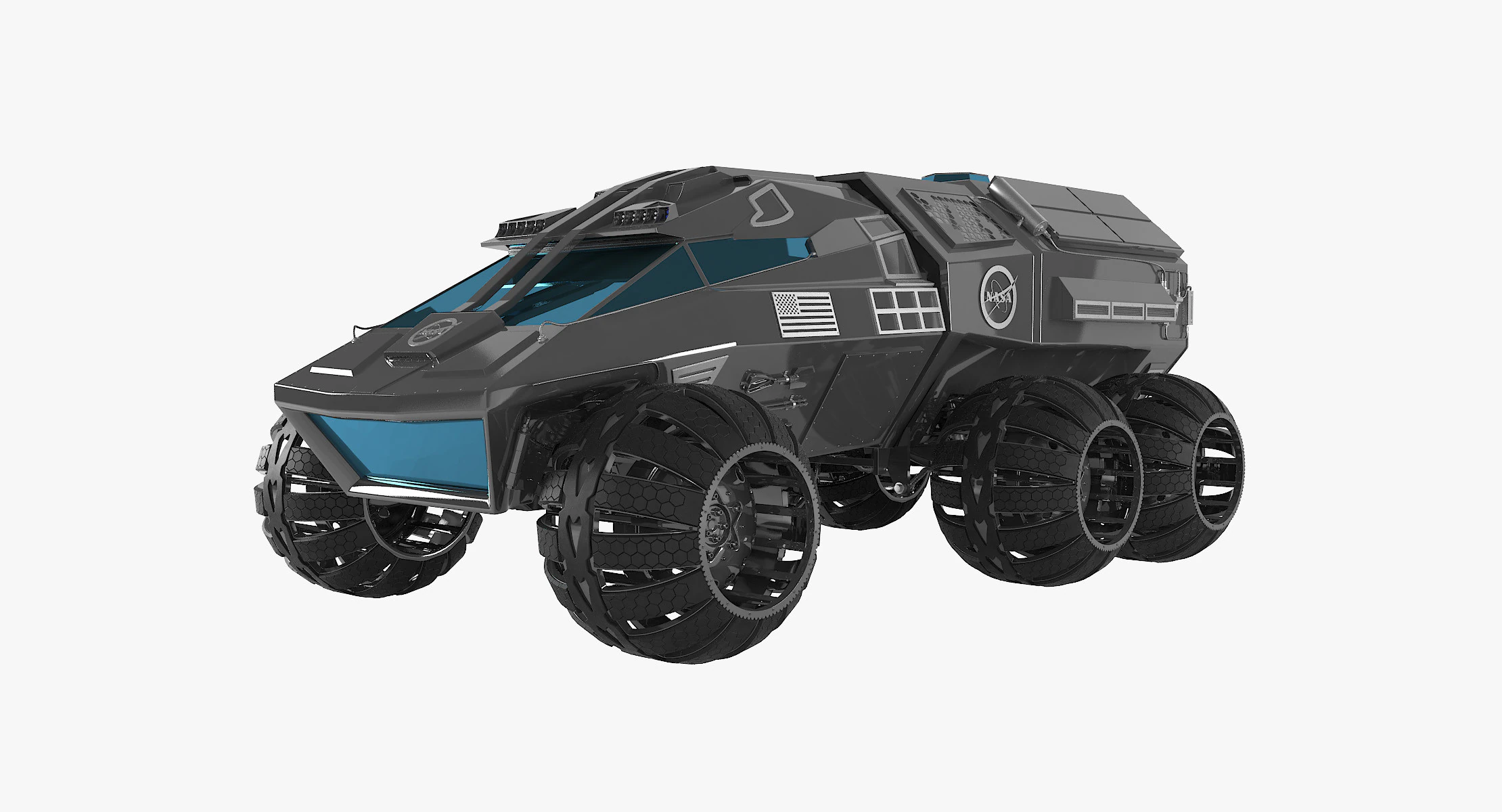 Rover de Marte da NASA Modelo 3D .c4d .max .obj .3ds .fbx .stl .blend 