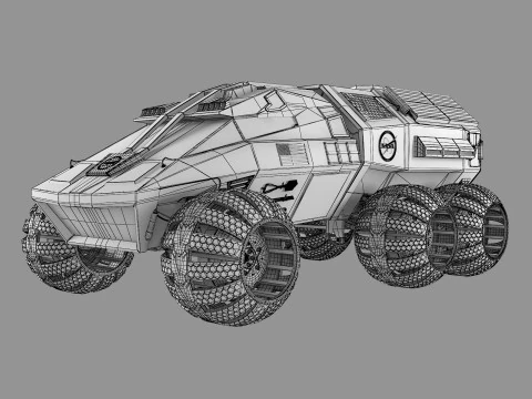Rover de Marte da NASA Modelo 3D