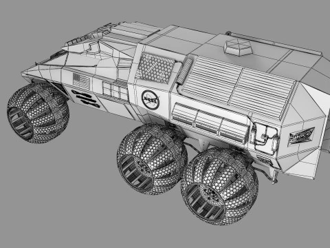 Rover de Marte da NASA Modelo 3D
