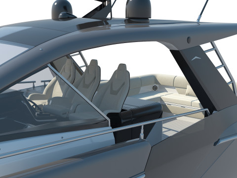 Azimut Verve 47Yacht Modello 3D