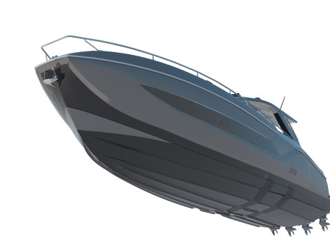 Azimut Verve 47Yacht Modello 3D
