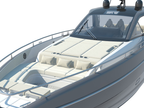 Azimut Verve 47Yacht Modello 3D