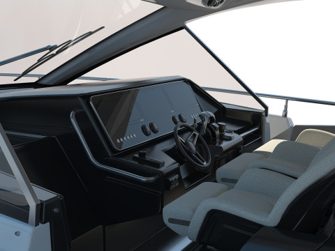 Azimut Verve 47Yacht Modello 3D