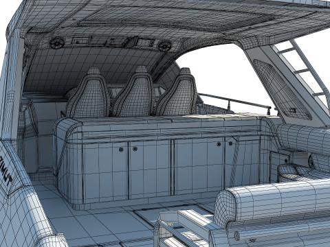 Azimut Verve 47Yacht Modello 3D