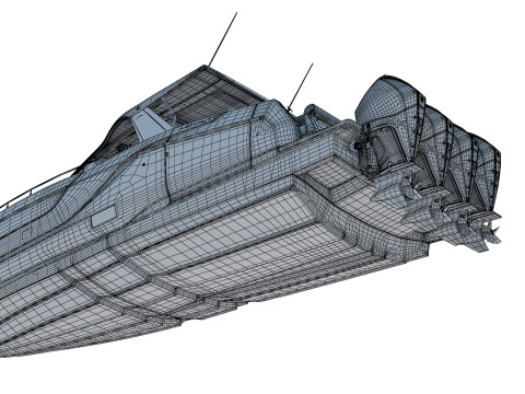 Azimut Verve 47Yacht Modello 3D