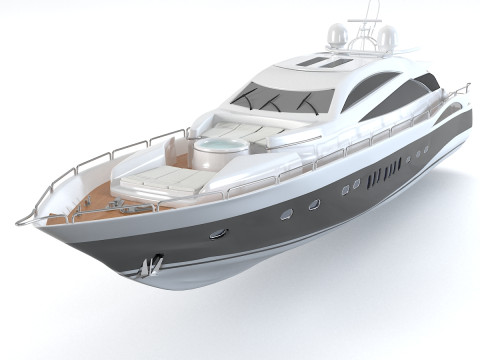 Predator Sea Yacht 3D Model