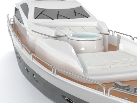 Predator Sea Yacht 3D Model