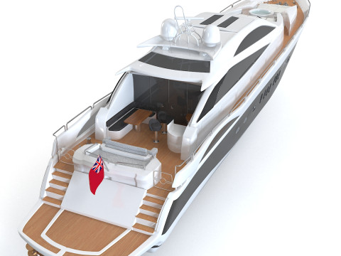 Predator Sea Yacht 3D Model