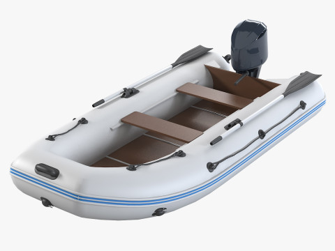 Barco de borracha Modelo 3D