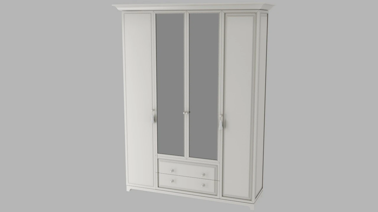 Armadio Mebelson Bella SMB-18 Modello 3D .c4d .max .obj .3ds .fbx .stl .blend 