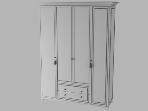 Mebelson Bella SMB-18 Wardrobe 3D Model