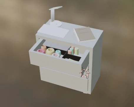 Smal table 3D Model .c4d .max .obj .3ds .fbx .stl .blend