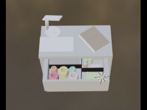 Smal table 3D Модель