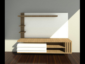 Entertainment furniture -revit family file 3D Model
