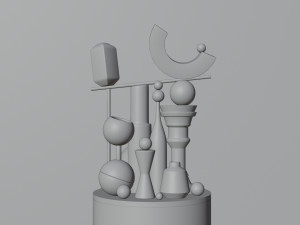 Product Display Stand - 3D Model