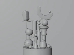 Expositor de produtos - Modelo 3D