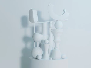 Expositor de produtos - Modelo 3D