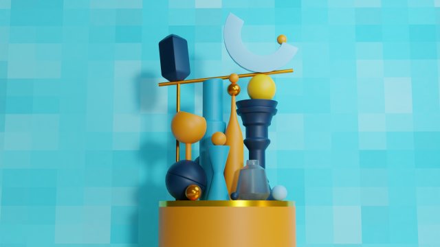 Product Display Stand - 3D Model .c4d .max .obj .3ds .fbx .stl .blend 