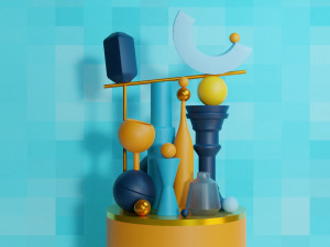 Product Display Stand - 3D Model