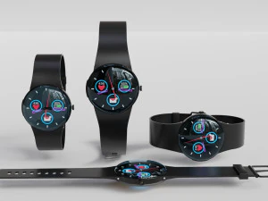 전문가용 스마트폰 시계 - 3D 모델