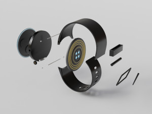 Professional Smartphone Watch - 3D Model