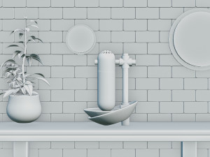 Unique Capsule Lantern Candle Lamp Modelo 3D
