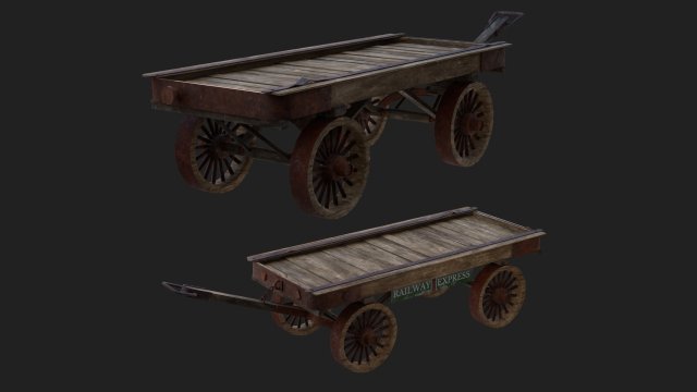 Wooden caet Modelo 3D .c4d .max .obj .3ds .fbx .stl .blend 