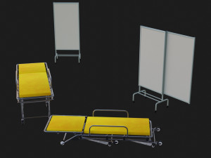 Gurney 3D Model