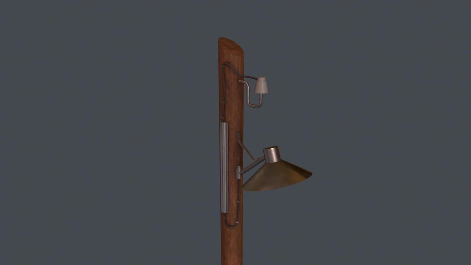 Light Pole 3D Model .c4d .max .obj .3ds .fbx .stl .blend 