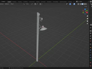 Light Pole 3D Model